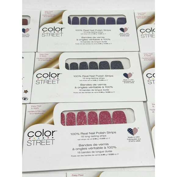 Color Street Nail Strips Lot 11 Packs Assorted Colors - Picture 3 of 10